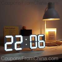 LED Digital Wall Clock Alarm
