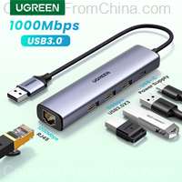 Ugreen USB 3.0 Ethernet to RJ45 HUB 1000Mbps
