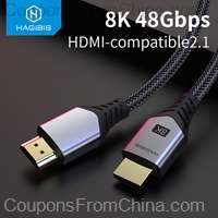 Hagibis HDMI 2.1 Cable 8K/60Hz 4K/120Hz 1m