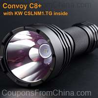 Convoy C8+ Plus KW CSLNM1.TG Flashlight