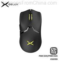Delux M800 RGB 2.4Ghz Wireless/Wired Mouse PAW3335