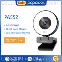 PAPALOOK Live Streaming Webcam 1080P 30FPS