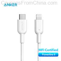 Anker USB Charger Cable for iPhone 12/13 type C to Lightning 3ft