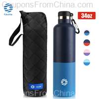 FJbottle Thermos Flask Vacuum Bottle Stainless Steel 1L