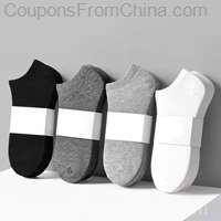 5 Pairs/Set Men Cotton Short Socks