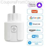 WiFi Smart Home Socket 16A Tuya Alexa Google Home