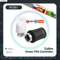 MOES TRV ZigBee 3.0 Tuya Radiator Actuator Valve