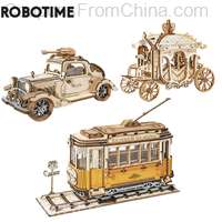 Robotime DIY 3D Transportation Wooden Puzzle