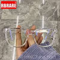 RBRARE Square Transparent Glasses