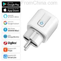 16A Tuya ZigBee Smart Plug Power Socket