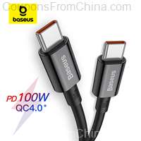 Baseus 100W USB-C to USB Type C Cable 1m