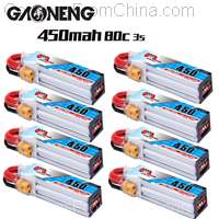 Gaoneng GNB 450mAh 11.1V 3S 80C/160C RC Battery XT30U-F 8x