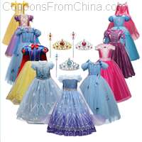 Girls Encanto Cosplay Princess Costume For Kids 4-10 Years