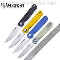 Harnds CK9200 With Clip Folding Knife 14C28N G10