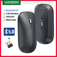 UGREEN Wireless Silent Mouse Bluetooth 4000 DPI