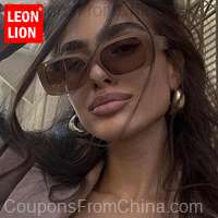 LeonLion Vintage Square Sunglasses