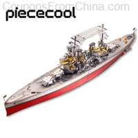 Piececool 3D Metal Puzzles Jigsaw Battleship