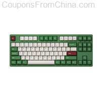 Akko 3087DS Matcha Red Bean Mechanical Gaming Keyboard Wired 87-Key TKL Cherry