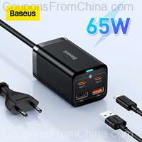 Baseus 65W GaN3 Pro USB-C Charger With 100W Cable