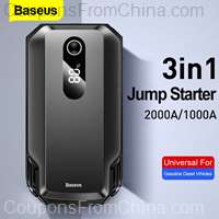 Baseus 20000mAh Car Jump Starter Power Bank 2000A