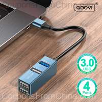 QOOVI 4 Ports USB Type-C to USB 3.0 HUB Splitter