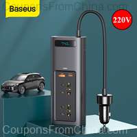 Baseus Car Inverter DC 12V to AC 220V 150W Type-C USB Car Charger