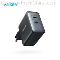 Anker USB Charger PowerPort III 65W GAN 2-Ports PPS