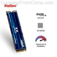 KingSpec SSD NVME 1TB M.2 2280 PCIe 3.0