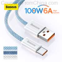 Baseus USB-C Cable 100W 6A 1m