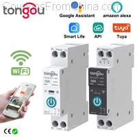 TUYA Metering WIFI Smart Circuit Breaker 1P 10-63A DIN Rail