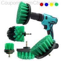 3pcs Electric Drill Cleaning Brush Set