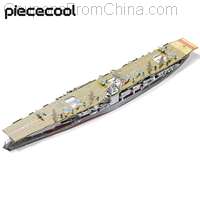 Piececool 3D Metal Puzzle Aircraft Carrier Model
