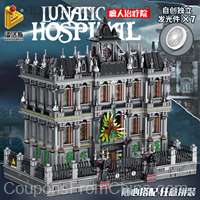 7537Pcs Lunatic Hospital Model Building Blocks