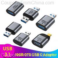 Metal USB C 3.1 Adapter OTG 10Gbps