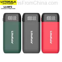 LiitoKala Lii-MP2 18650 21700 Battery Charger Power Bank QC3.0 Case
