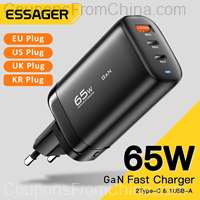 Essager USB Type-C Charger GaN 65W 2 Ports