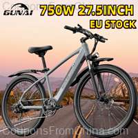 GUNAI GN26 500W 48V 17.5Ah 26x3.0inch Electric Bike [EU]