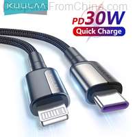 KUULAA 30W PD USB-C Cable for iPhone 1m