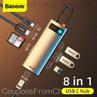 Baseus 8 in 1 USB Hub