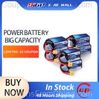 SIGP 2pcs 6S RC Battery 1500mAh 22.2V 120C XT60 [EU]