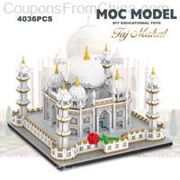 4036Pcs MOC Taj Mahal Model Building Blocks