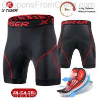 X-TIGER Cycling Underwear Gel Pad Shorts