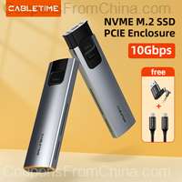 CABLETIME SSD Case M.2 NVME USB 3.1 Gen 2 10Gbps
