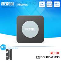 Mecool KM2/KM2 PLUS Global Version Amlogic S905 X4 Netflix 4K Smart TV Box  Android 11 Google Play DDR4 2G 16G BT5 2.4G 5G WiFi