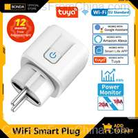 Smart Plug WiFi Socket EU 16A With Power Monitor