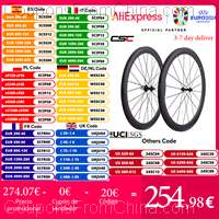 700C Racing Road Bike Carbon Wheels Set T800 50mm [EU]