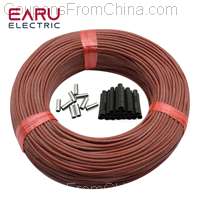 100 Meters Infrared Warm Floor Cable 12K 33ohm/m Heating Wire