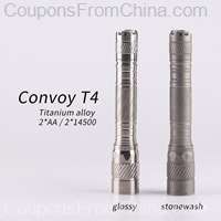 Convoy T4 Titanium Flashlight 519A