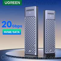 UGREEN M.2 NVMe SATA SSD Enclosure 10Gbps USB 3.2 Gen2