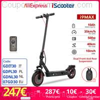 Iscooter I9 Max 42V 10Ah 500W 10in Electric Scooter [EU]